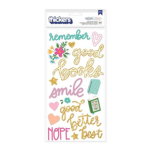 Shimelle - Reasons To Smile Foam Phrase Thicker Stickers